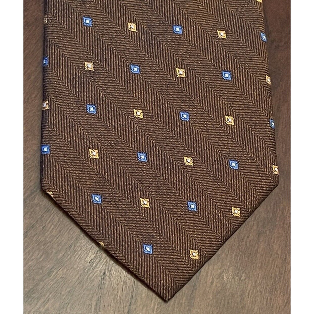 Phineas Brown Blue Hand Made 100% Silk Men’s Neck Tie Made In New York